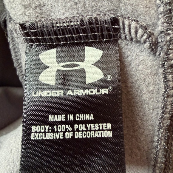 Mens Under Armour Heather Gray Zip-Up Jacket, like new, never worn, size MD - Picture 7 of 7